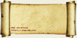 Jelena Janić vizit kartica